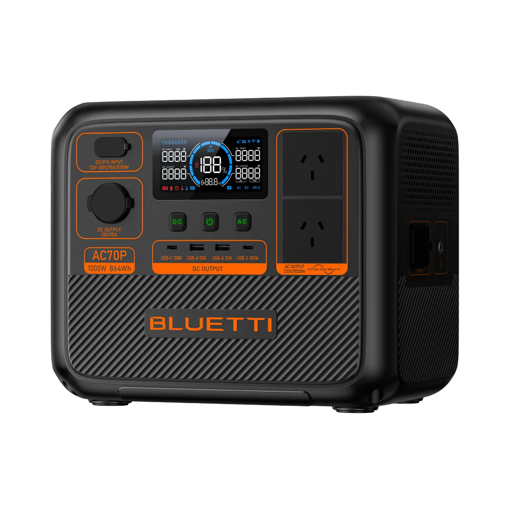 Bluetti AC70P 1000W Portable Power Station