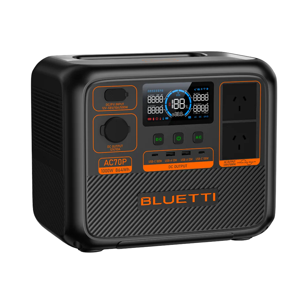 Bluetti AC70P 1000W Portable Power Station