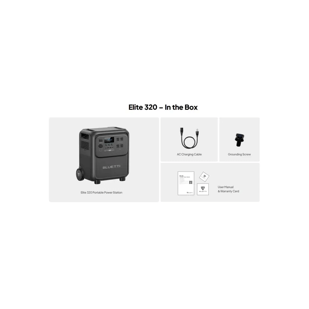 Bluetti Elite 320 Portable Power Station