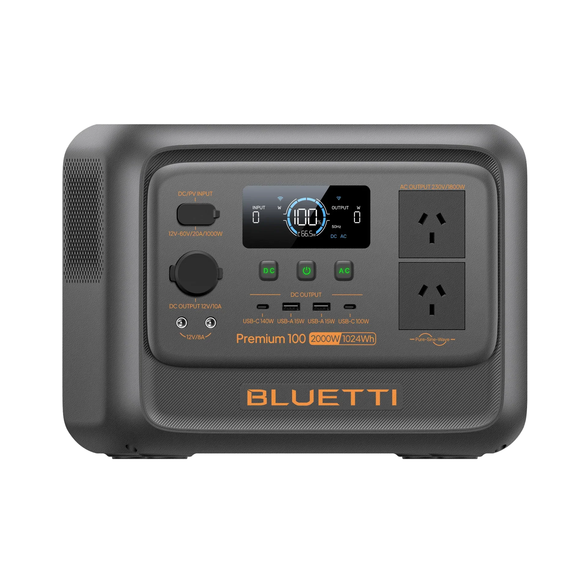 Bluetti Premium 100V2 1800W Portable Power Station