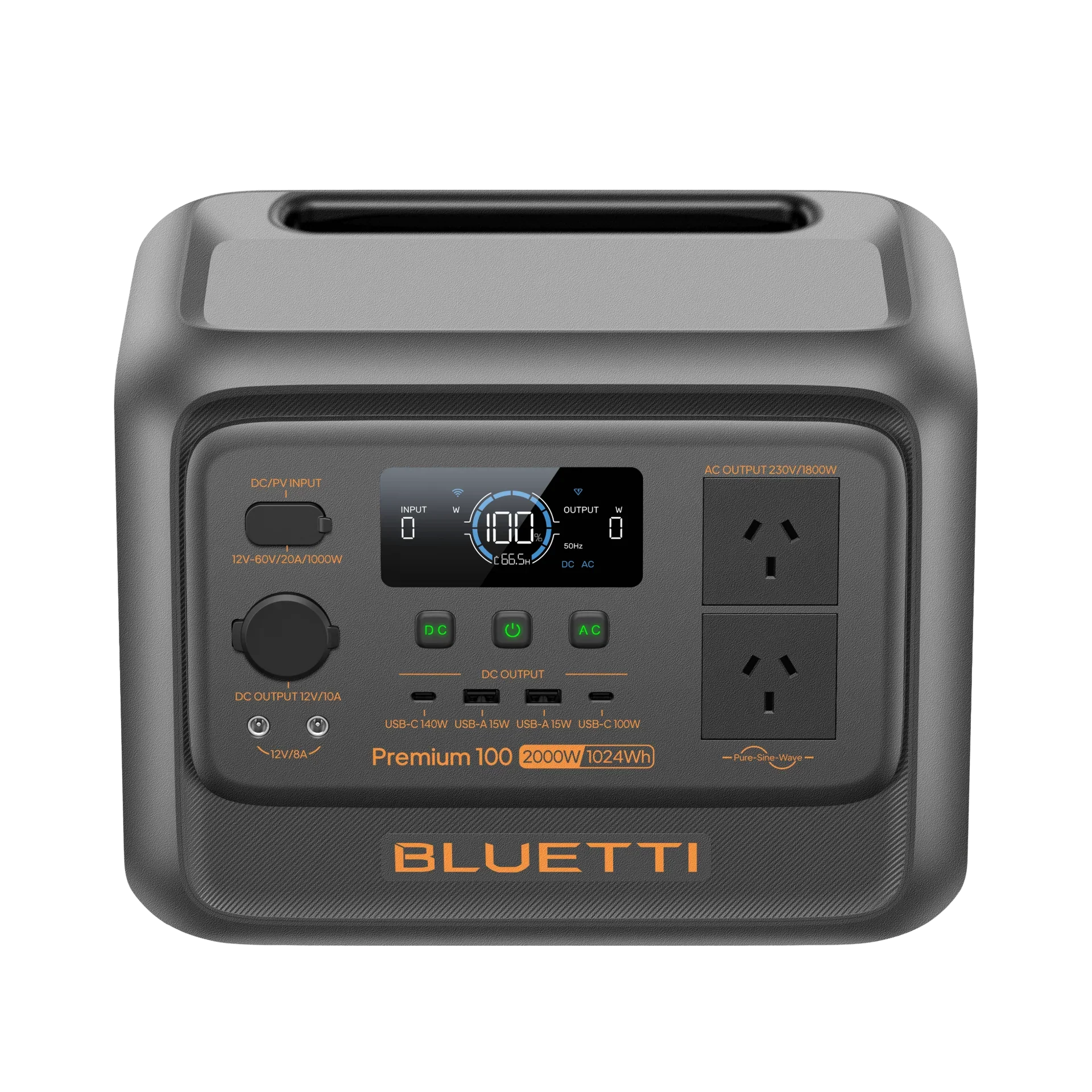 Bluetti Premium 100V2 1800W Portable Power Station