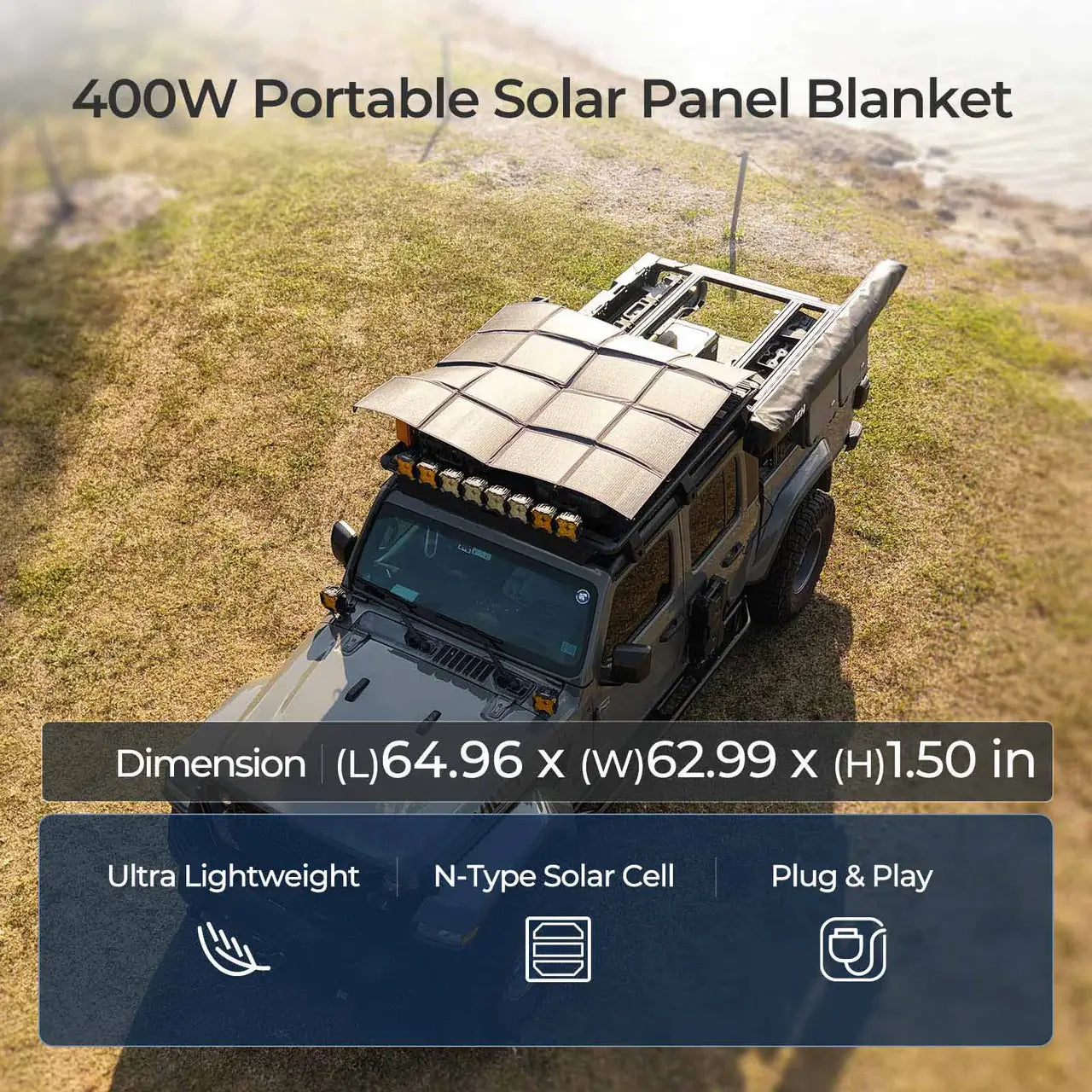 Renogy 400W Portable Solar Blanket