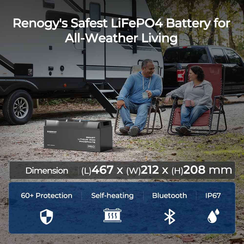 Renogy Pro 12V 200Ah Lithium Battery